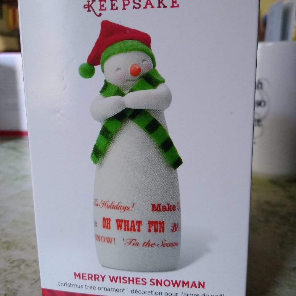 Hallmark Keepsake Snowman Ornament 2014